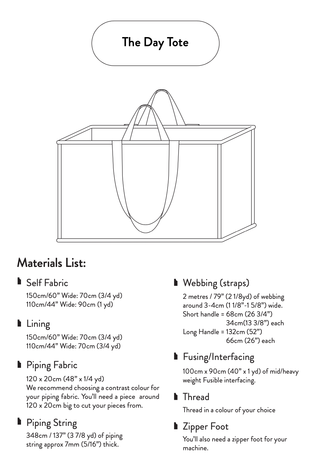 Modern Sewing Co. Day Tote