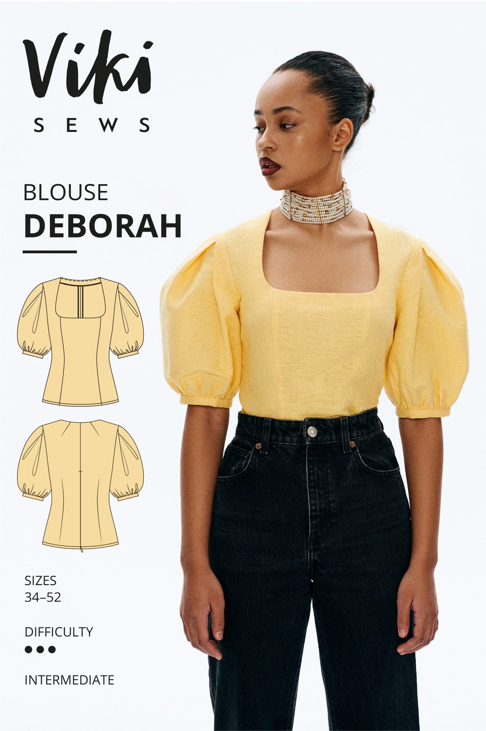 Vikisews Deborah Blouse PDF