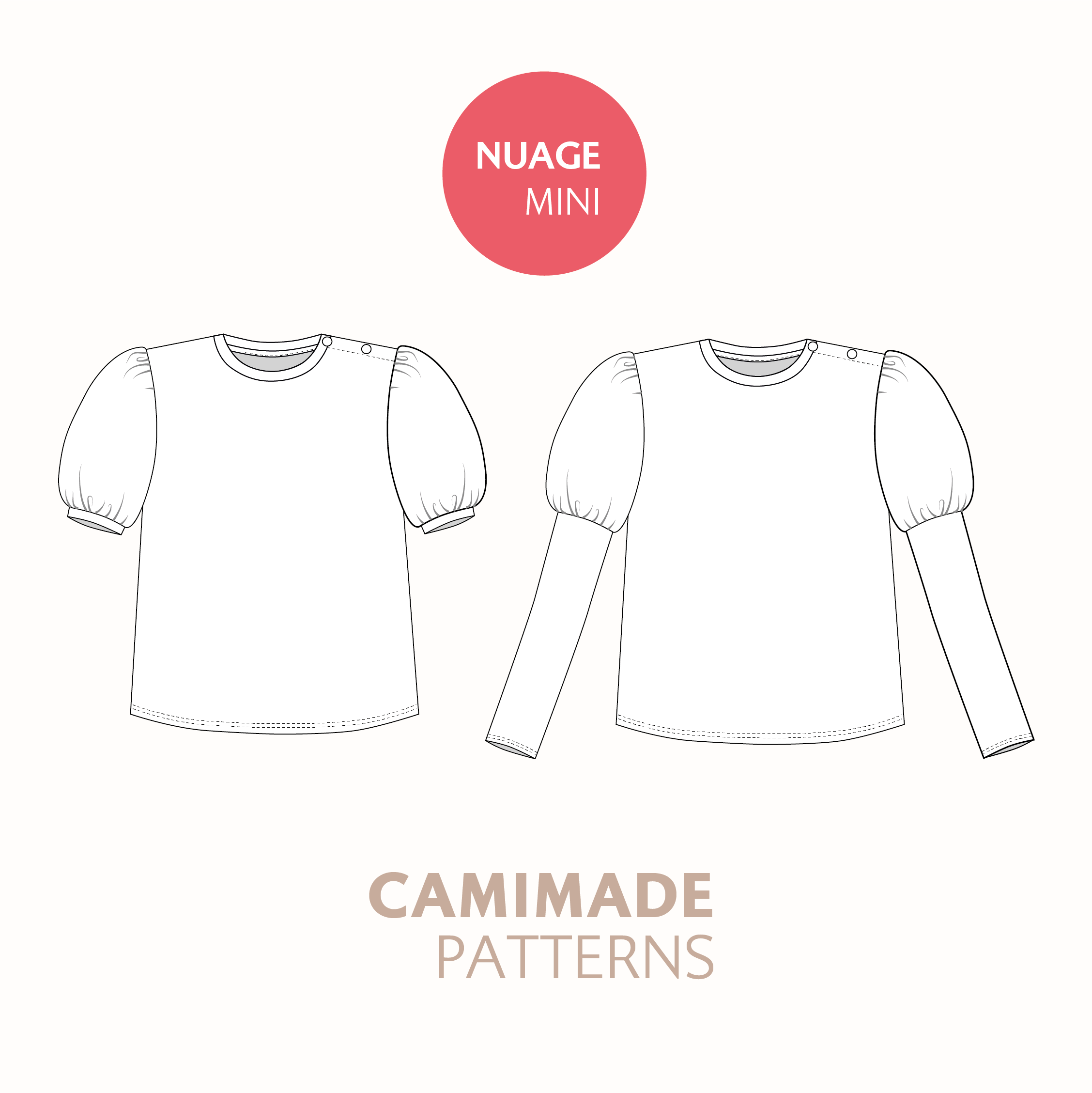 Camimade Nuage Mini Balloon Sleeve Shirt