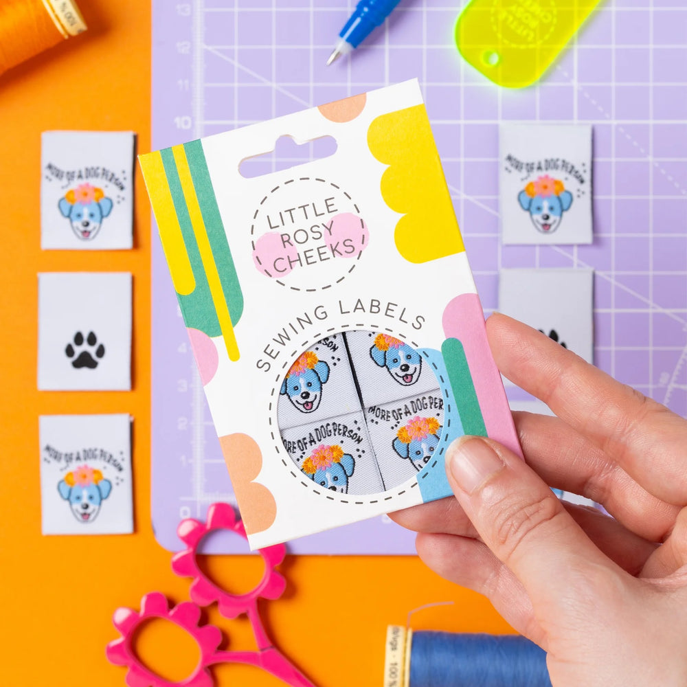 Little Rosy Cheeks 'More of a Dog Person' Labels