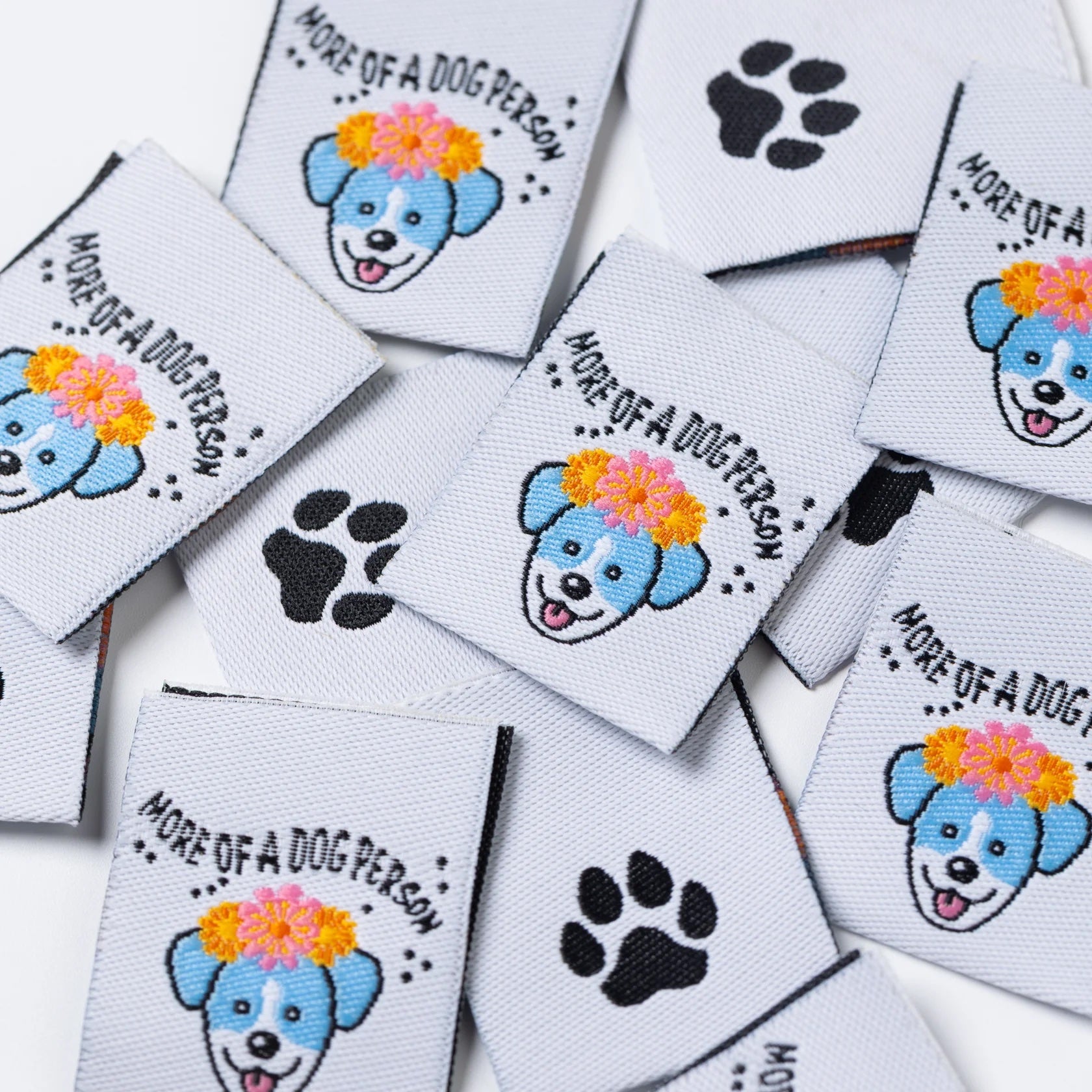 Little Rosy Cheeks 'More of a Dog Person' Labels
