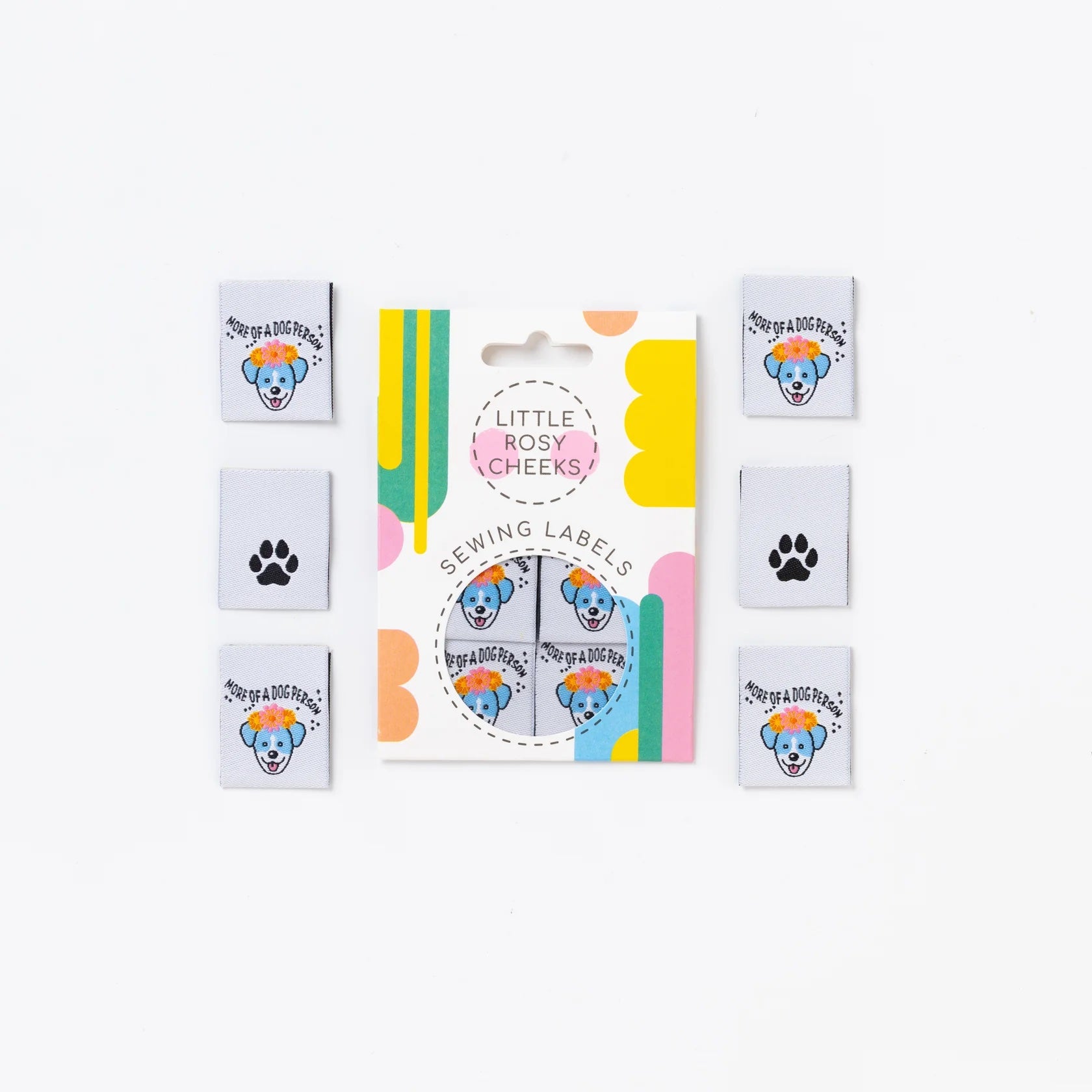 Little Rosy Cheeks 'More of a Dog Person' Labels