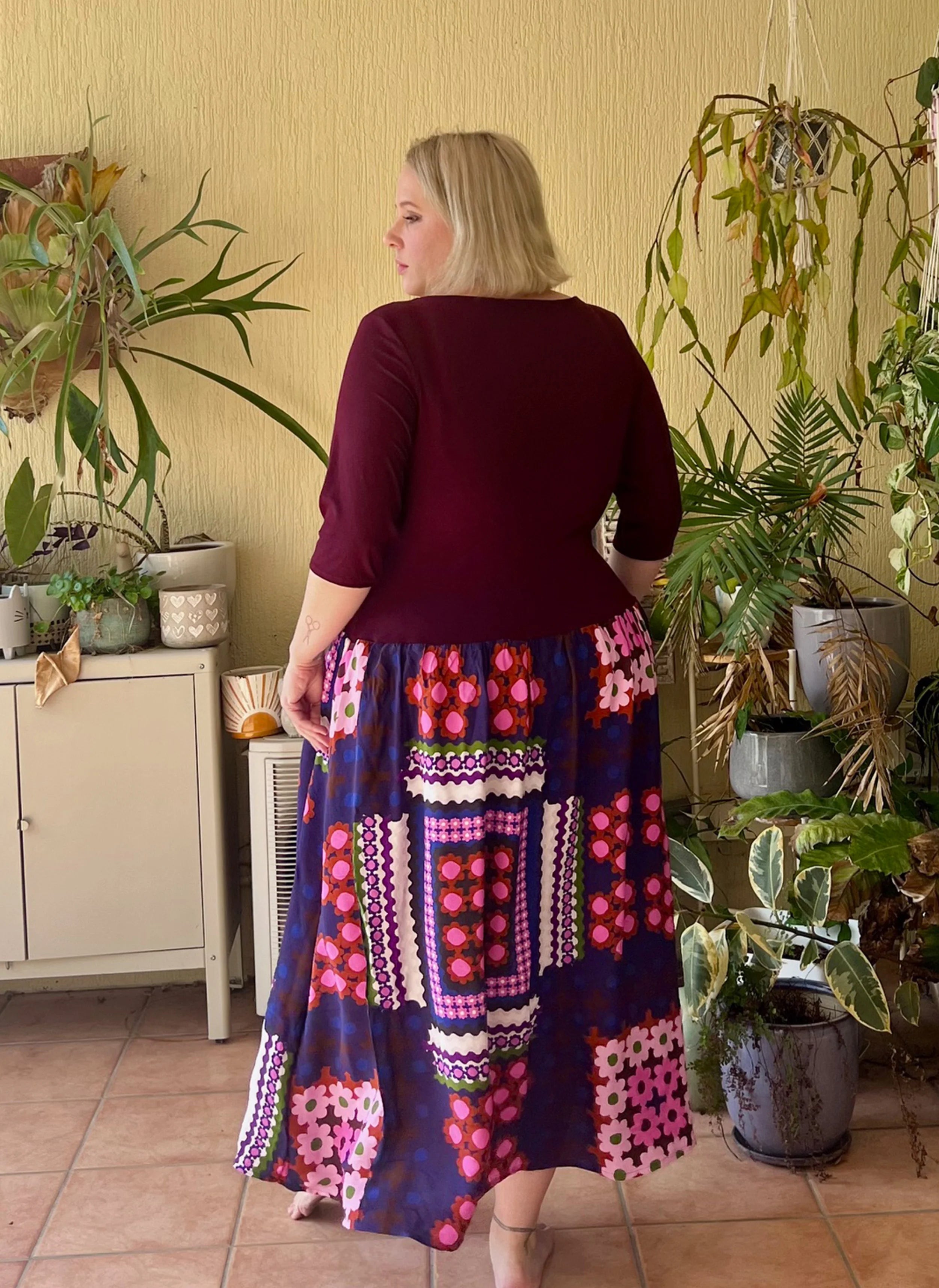 Nina Lee Dolores Drop-Waist Dress