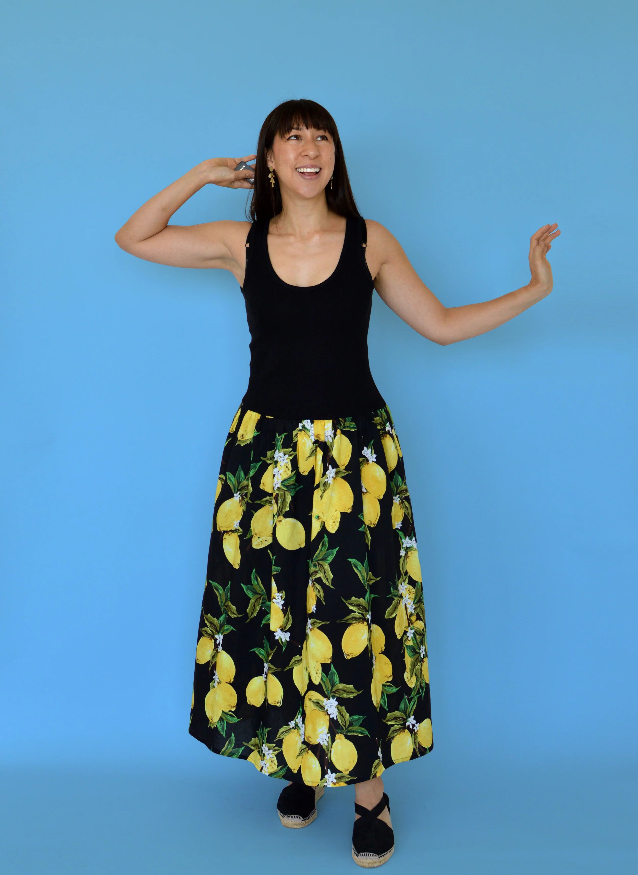 Nina Lee Dolores Drop-Waist Dress