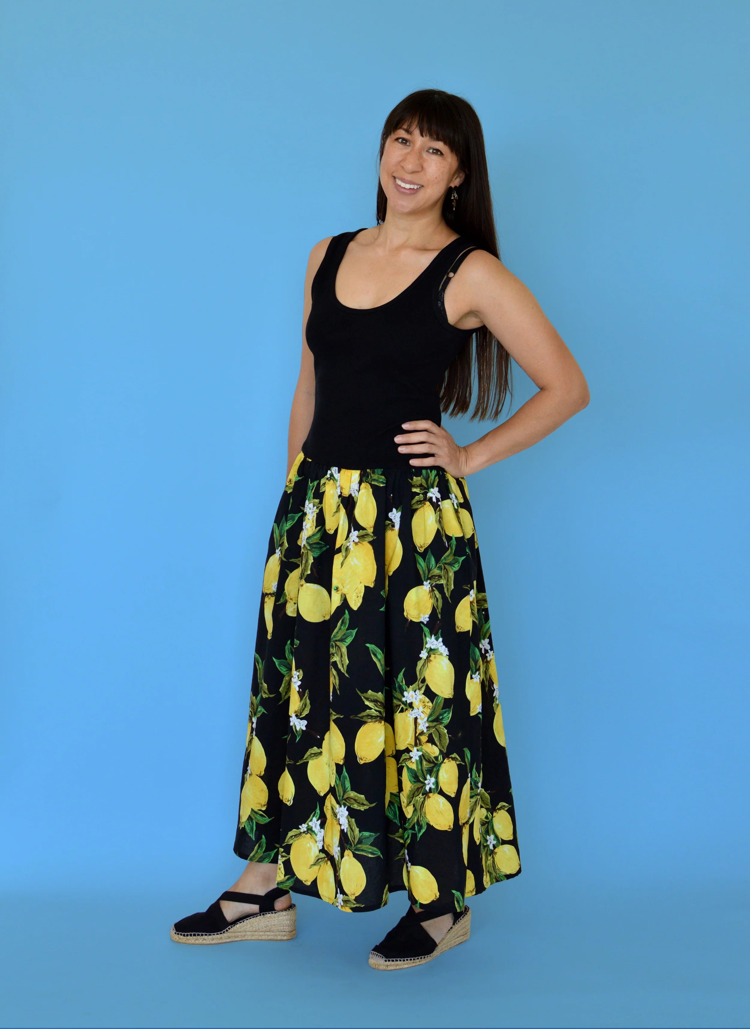 Nina Lee Dolores Drop-Waist Dress