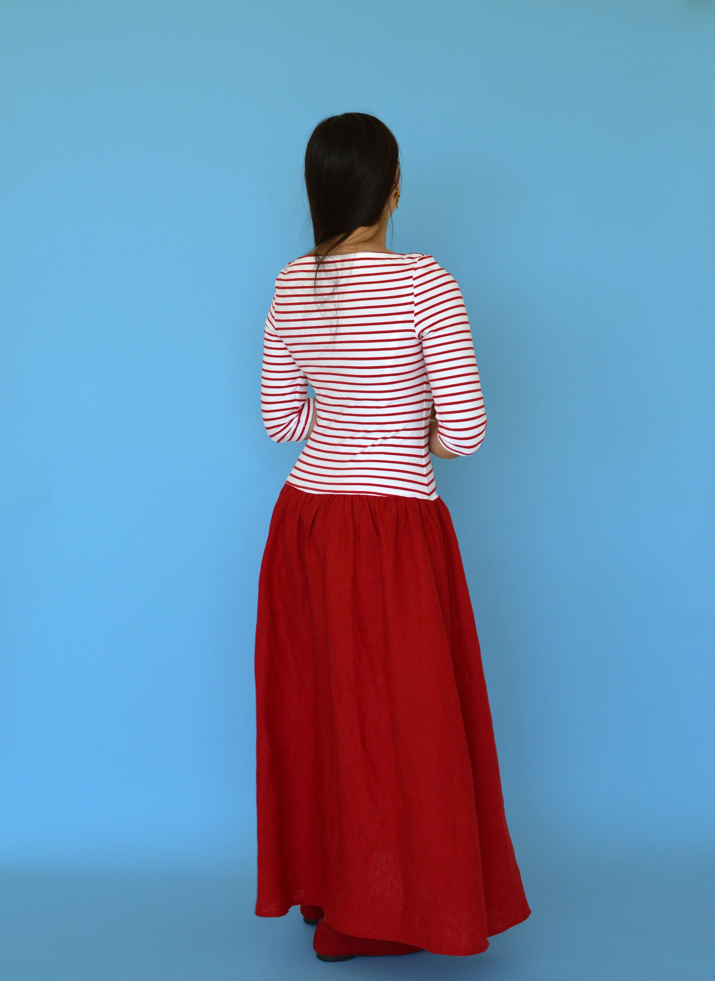Nina Lee Dolores Drop-Waist Dress