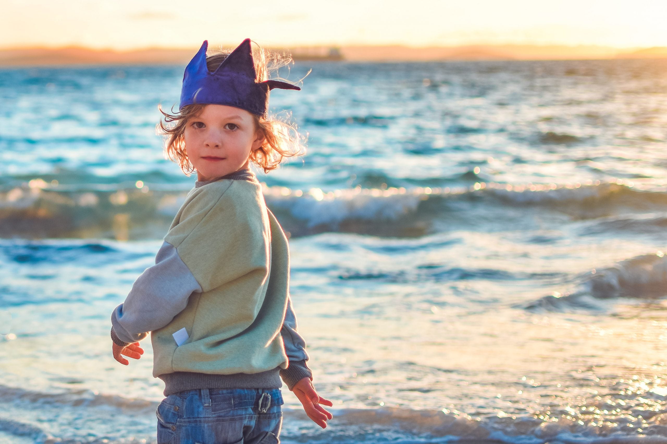 Waves & Wild Children's Driftwood Dolman Sweatshirt