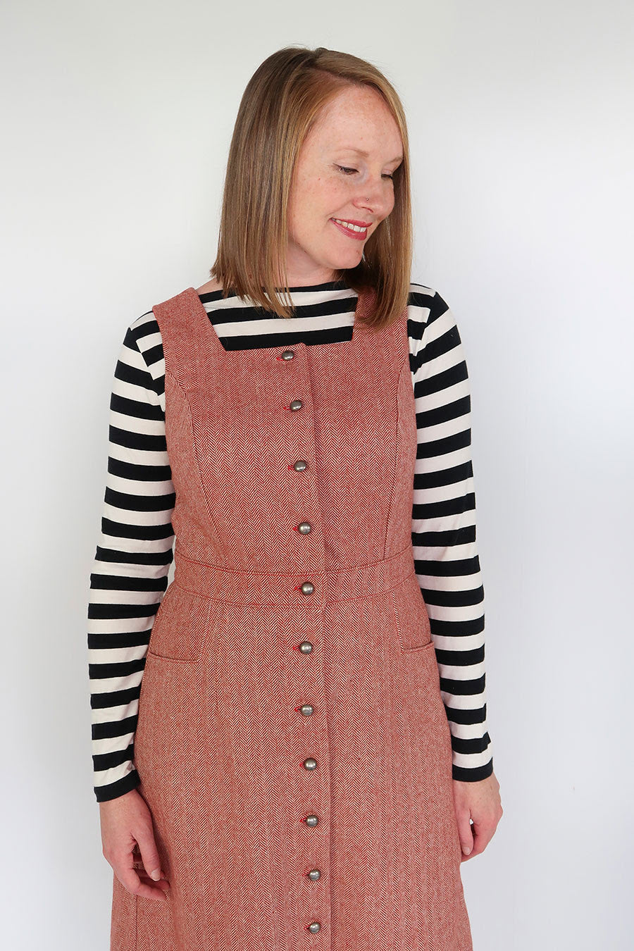 Jennifer Lauren Handmade Dulcie Pinafore