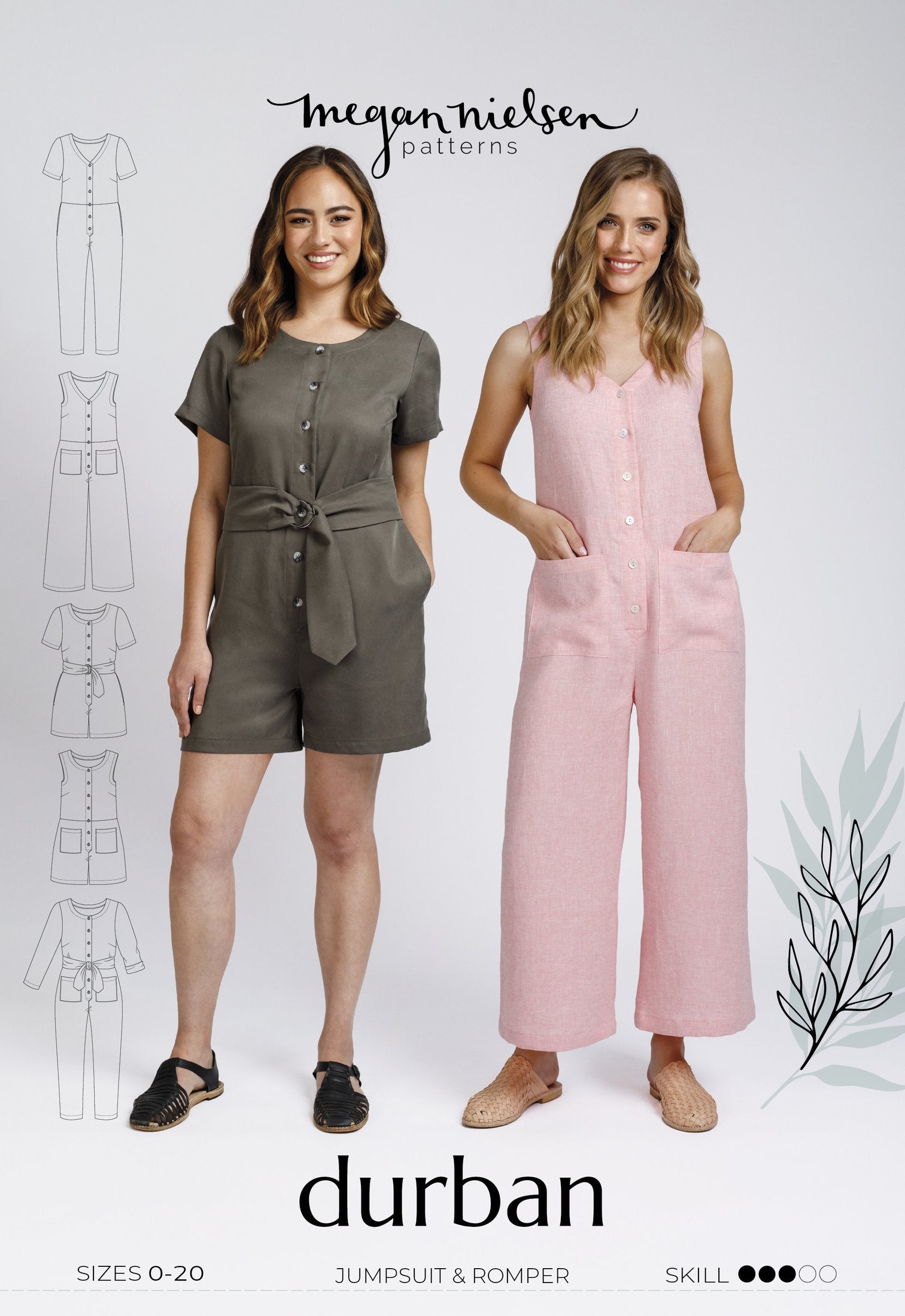 Megan Nielsen Durban Jumpsuit and Romper