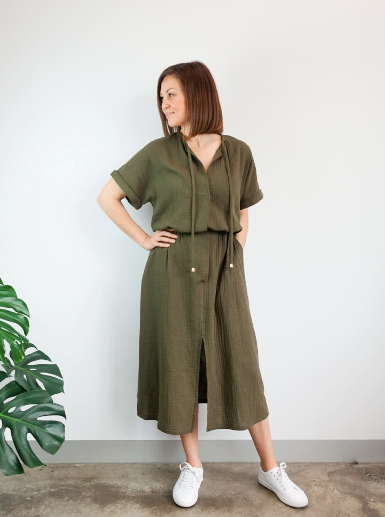 Style Arc Eadie Woven Jumpsuit Dress