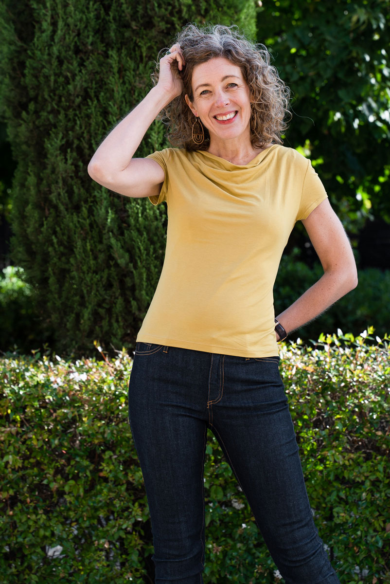 Liesl + Co Easton Cowl-neck Tee