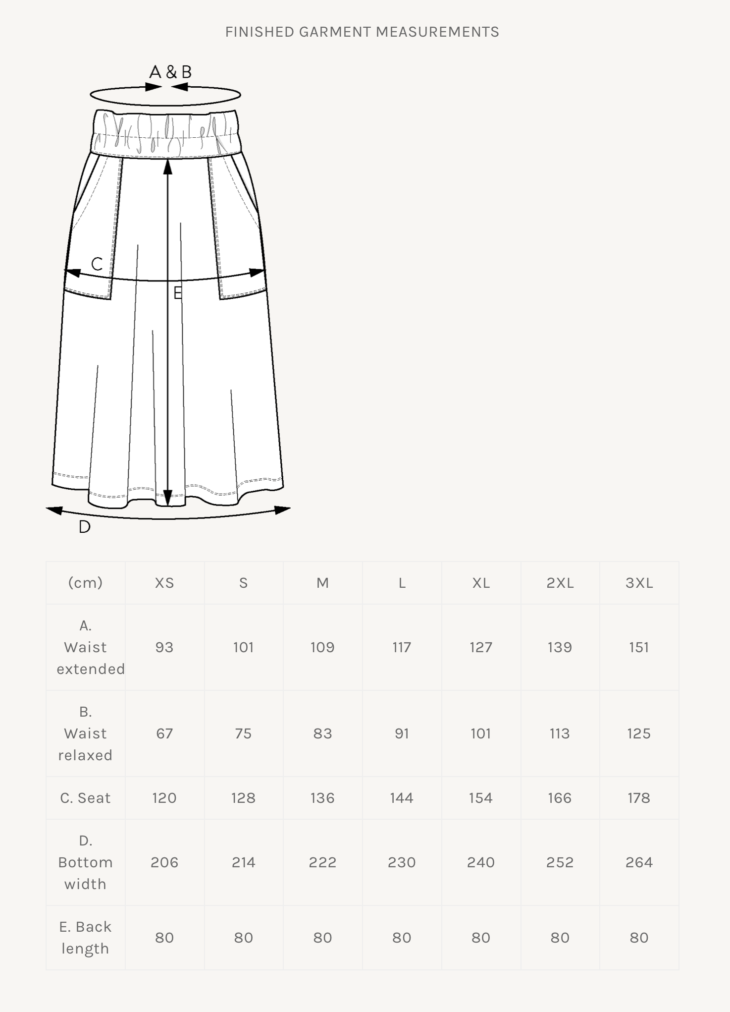 The Assembly Line Elastic Waist Maxi Skirt The Fold Line