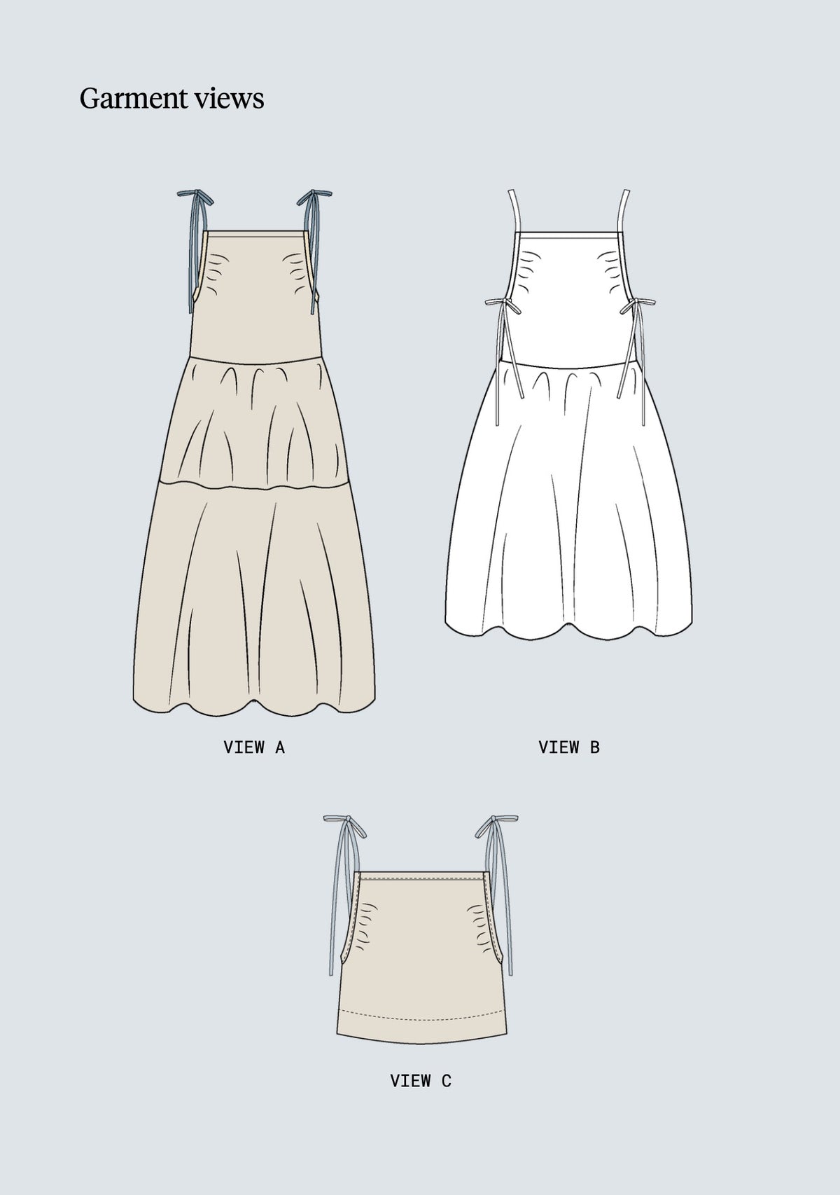Me & Kiddo Patterns Elma Top and Dress