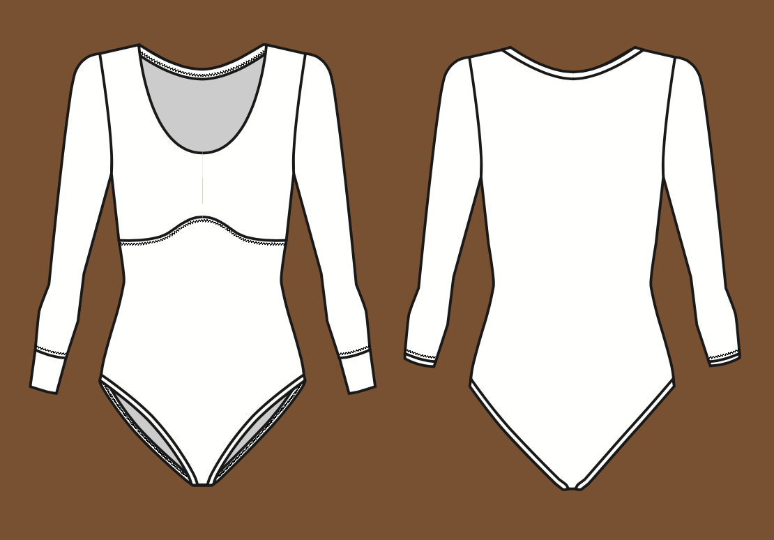 Friday Pattern Company Elysian Bodysuit