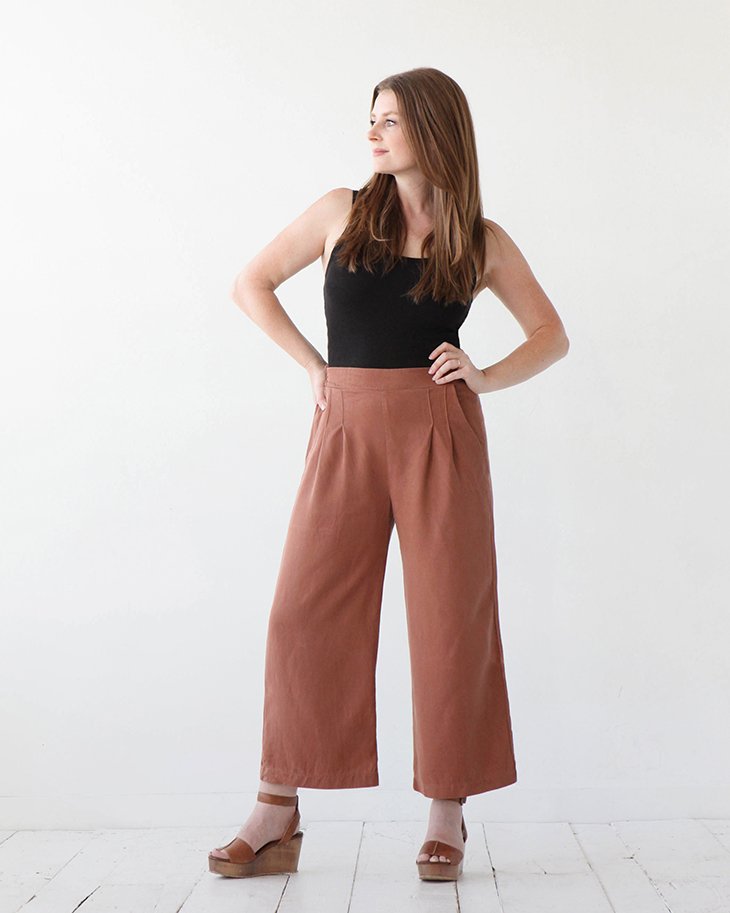 True Bias Emerson Crop Pant and Short