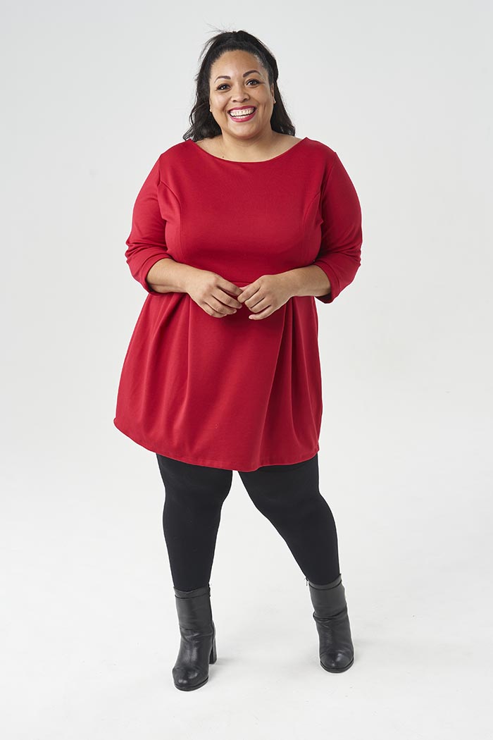 emma fold over knitted dress Emma Fold Over Knitted Dress