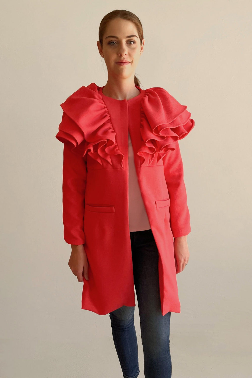 Pattern Sewciety Epic Ruffle Coat