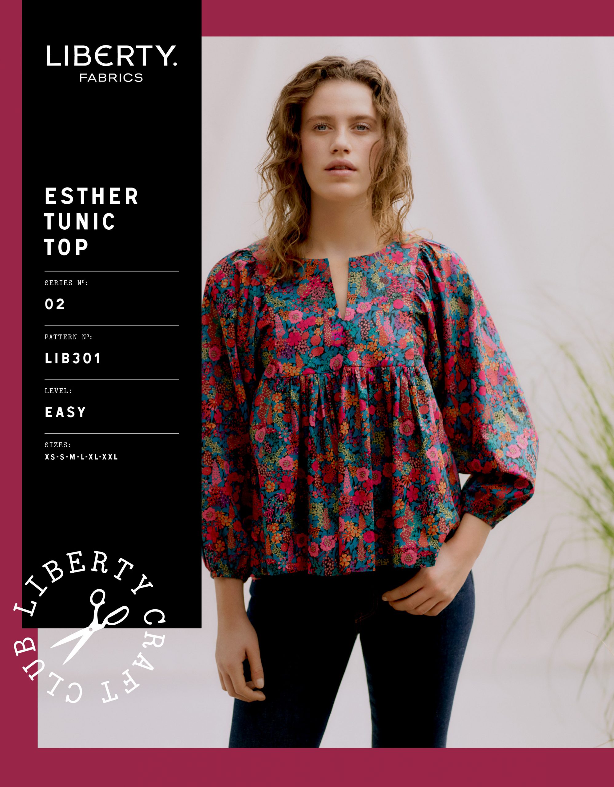 Liberty Sewing Patterns Esther Tunic Top