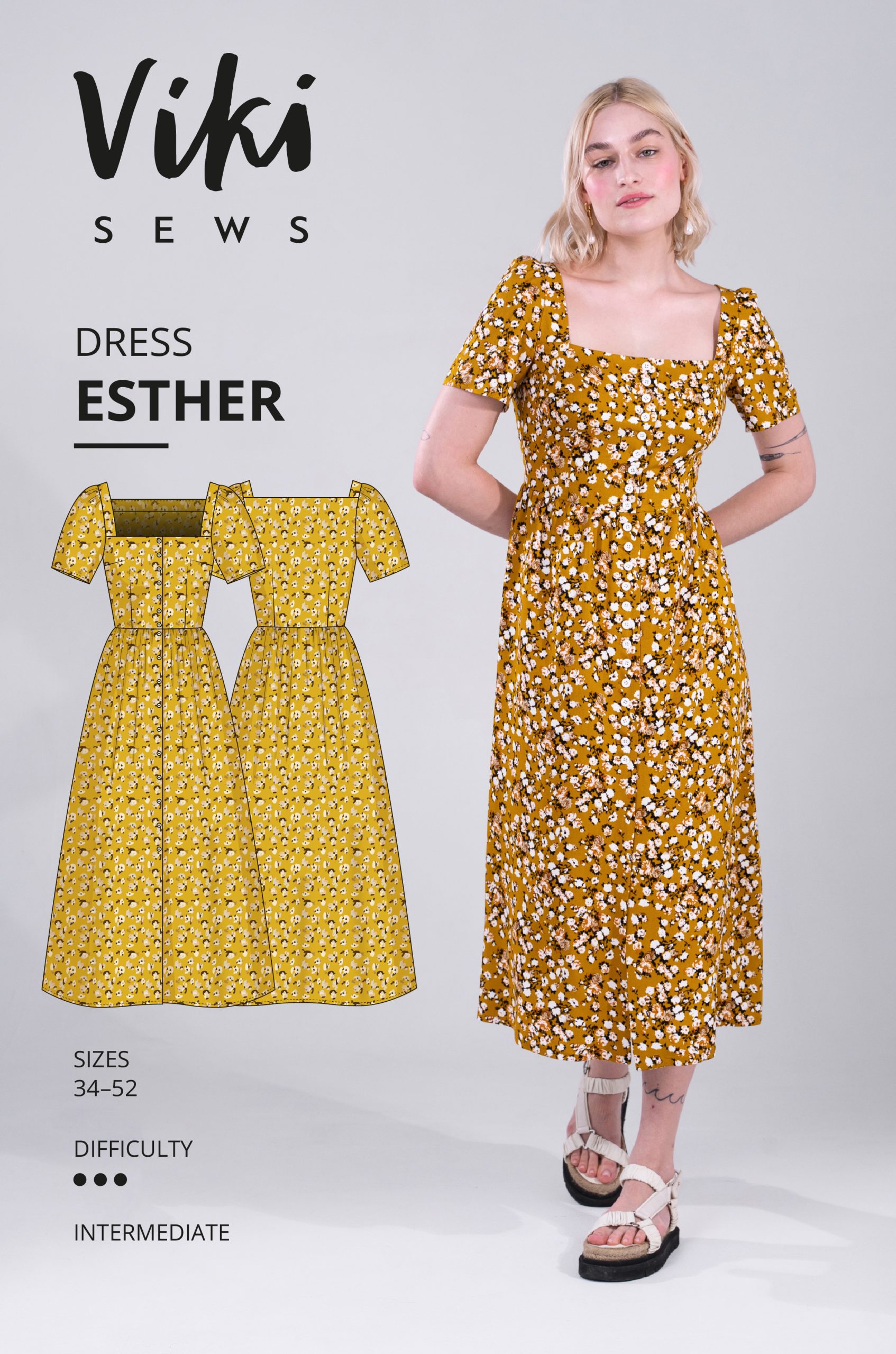 Vikisews Esther Dress – The Fold Line