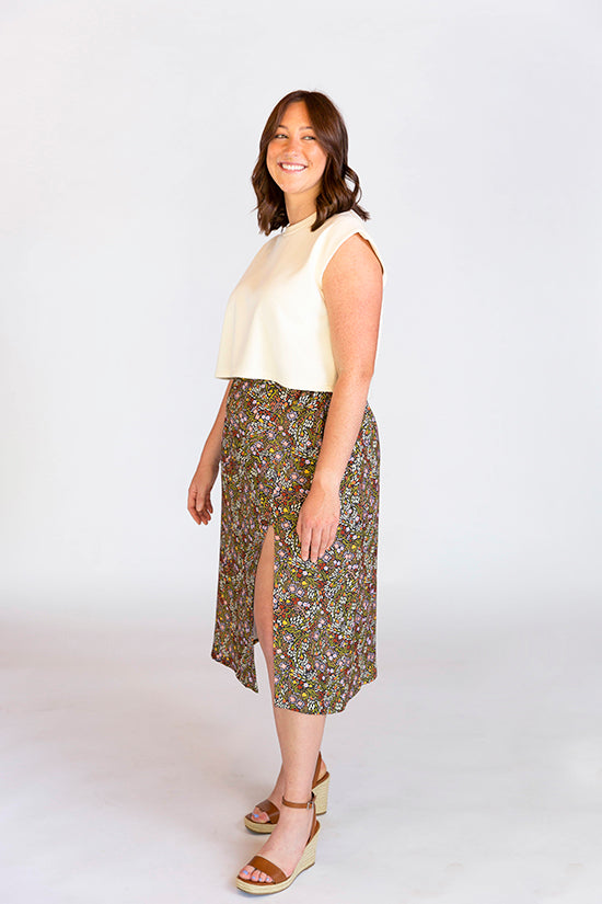 Chalk and Notch Evelyn Skirt