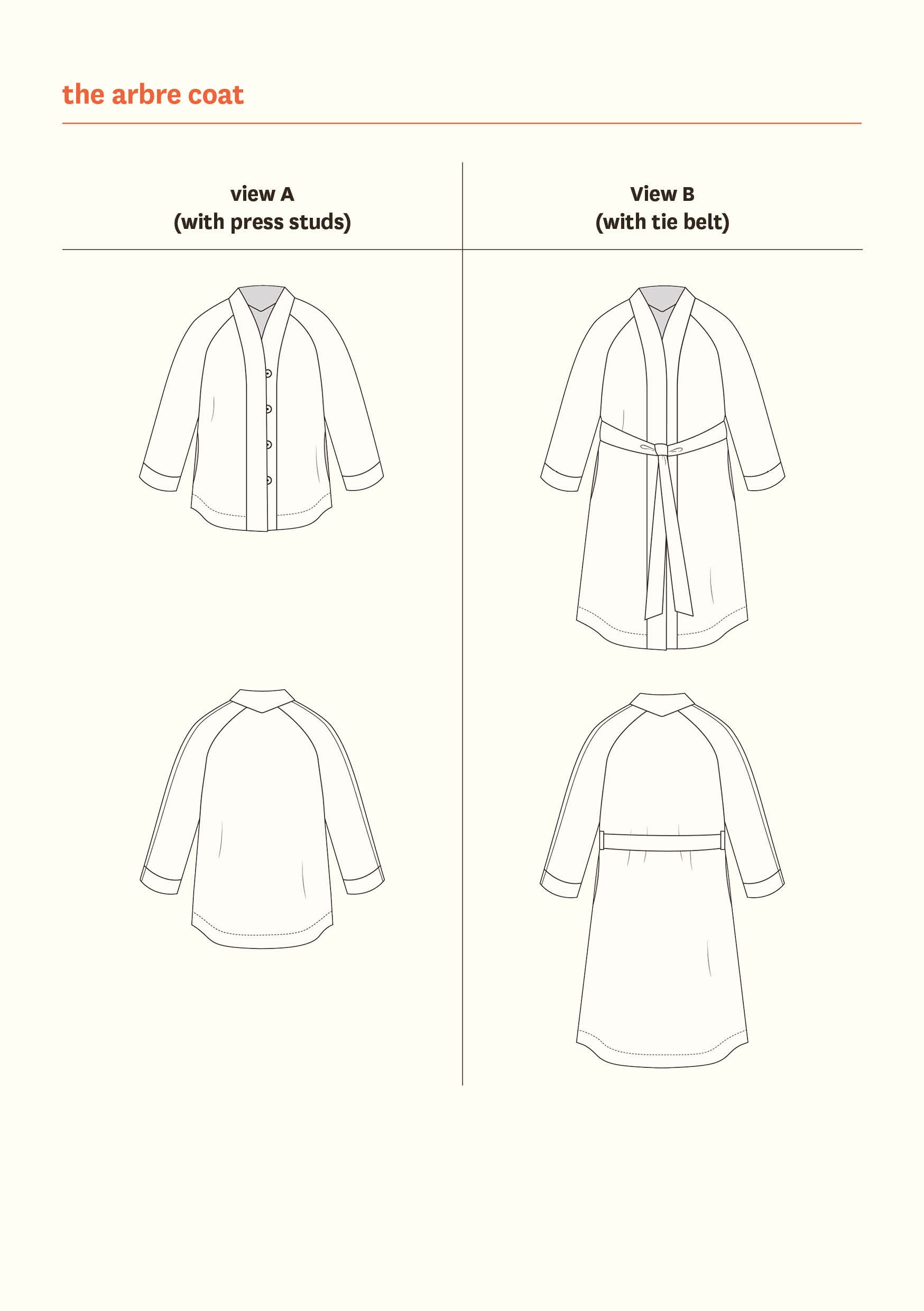 Fabric Godmother Arbre Coat