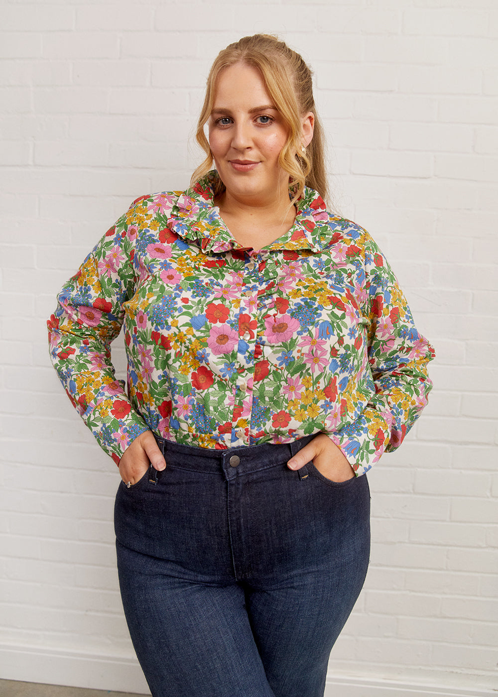 Fabric Godmother Carnation Blouse