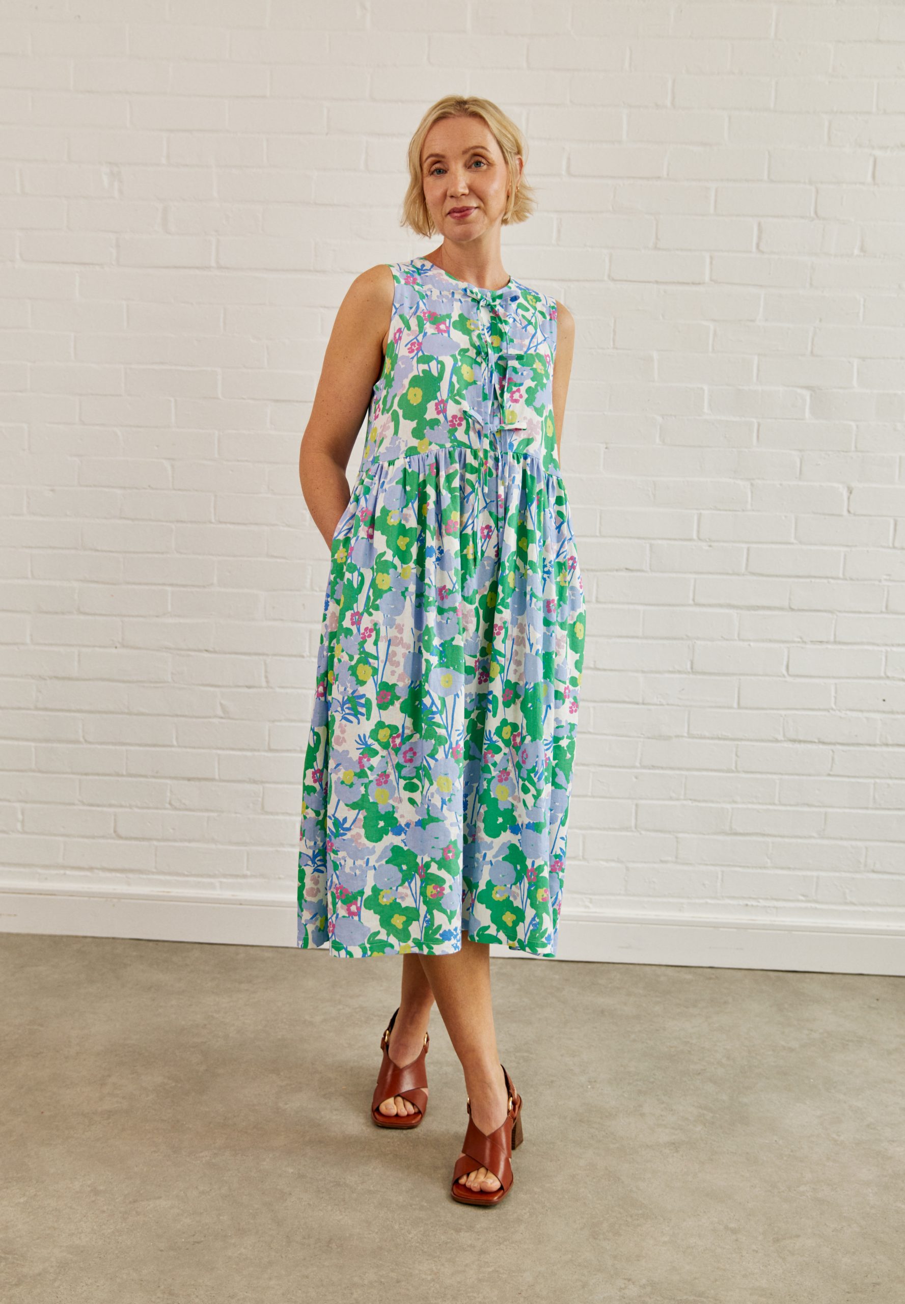 Fabric Godmother Fleur Dress and Blouse