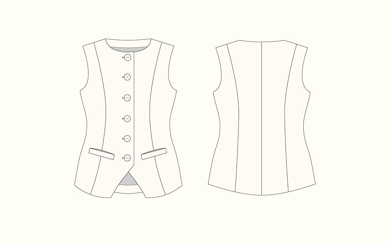 Fabric Godmother Marlowe Waistcoat