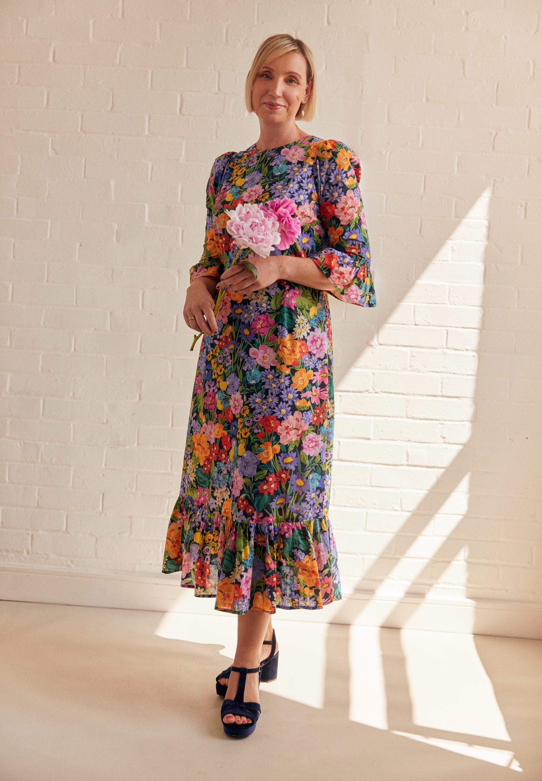 Fabric Godmother Peony Dress