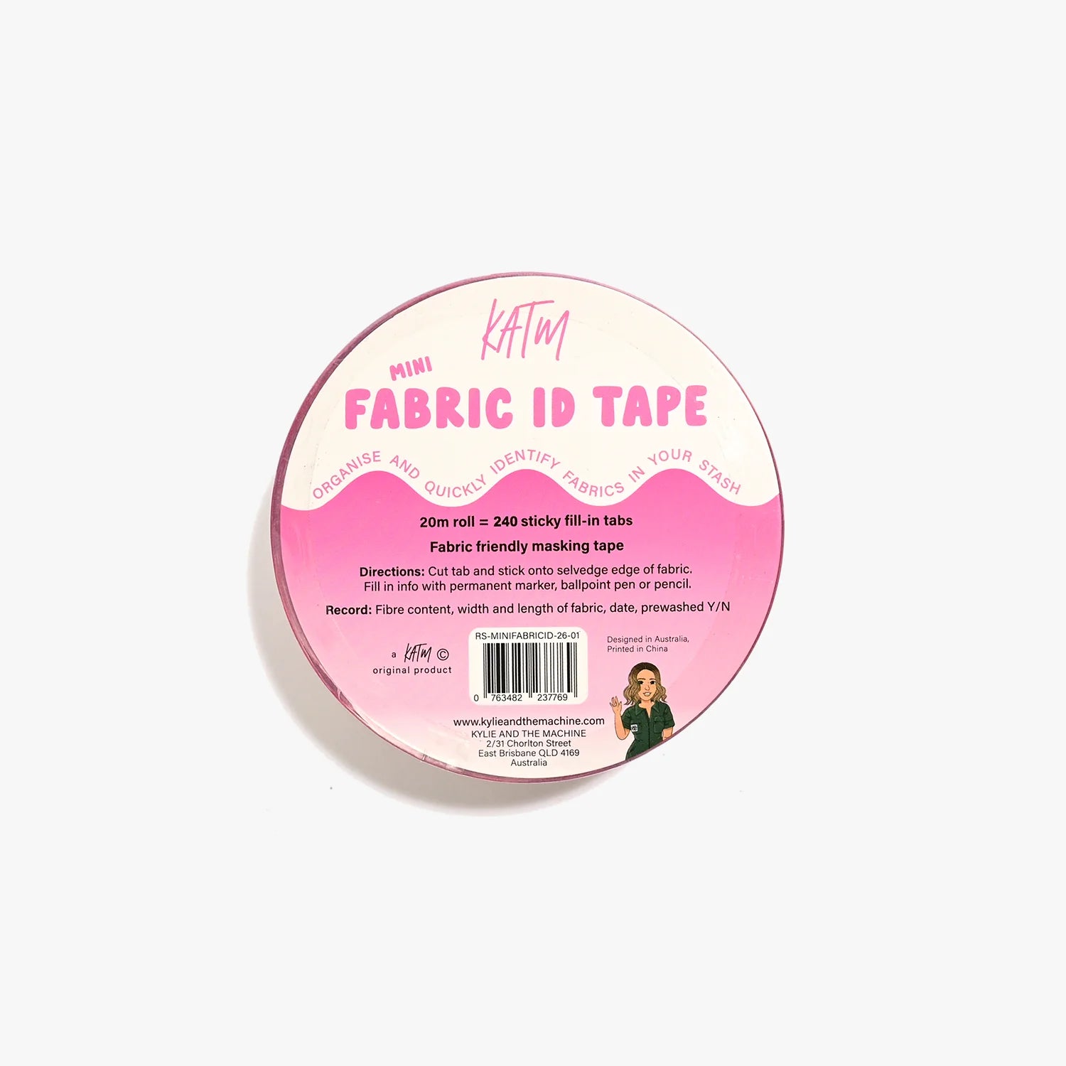Kylie & The Machine Mini Fabric ID Tape