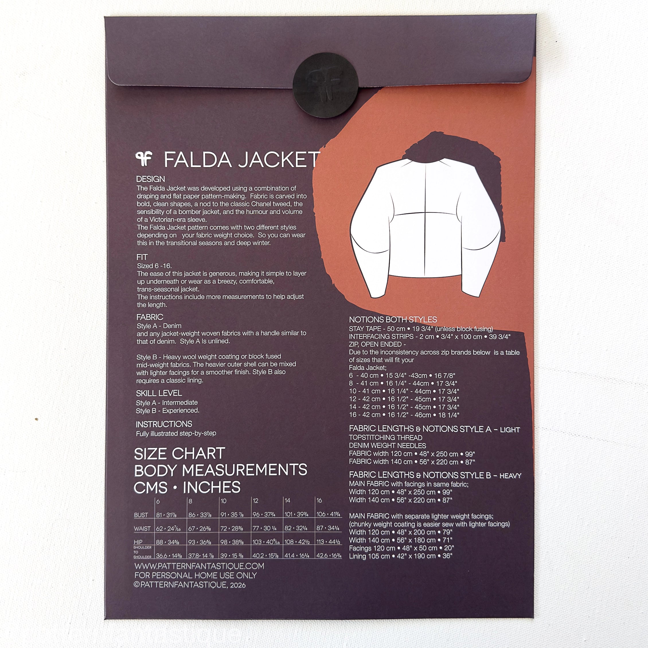 Pattern Fantastique Falda Jacket