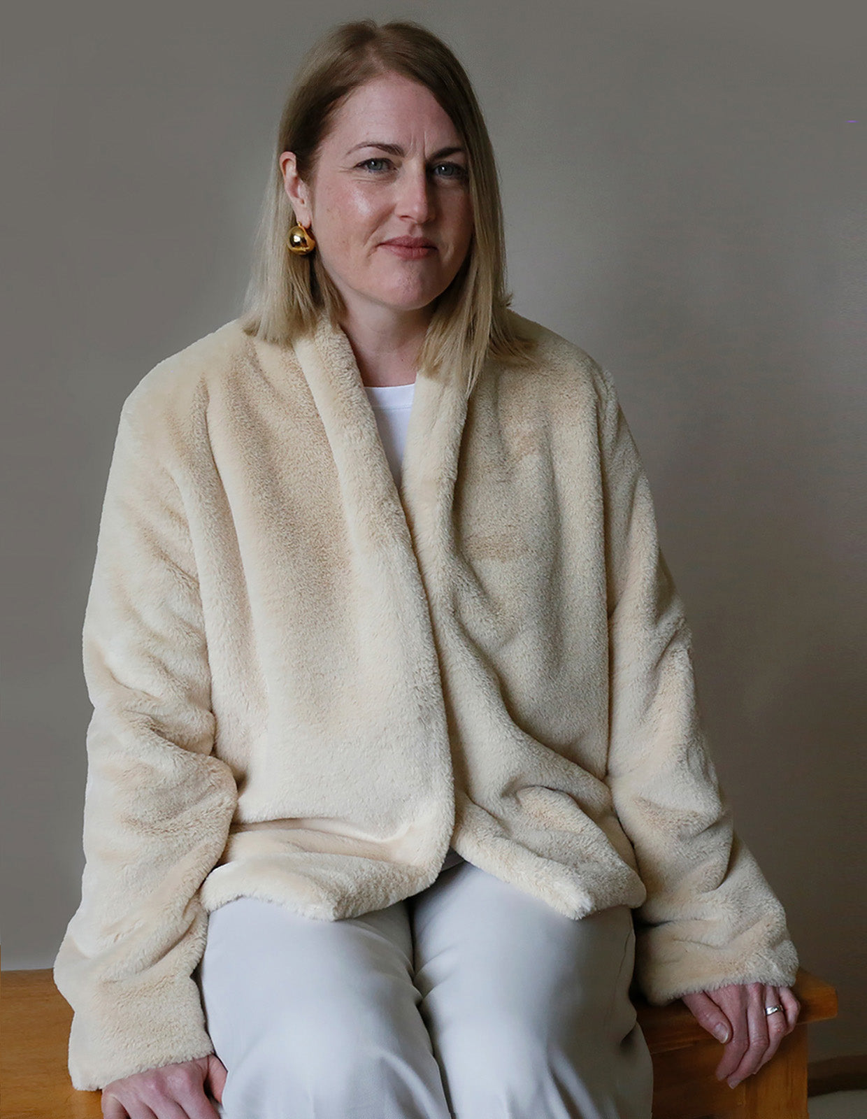 The Maker's Atelier Faux Fur Jacket
