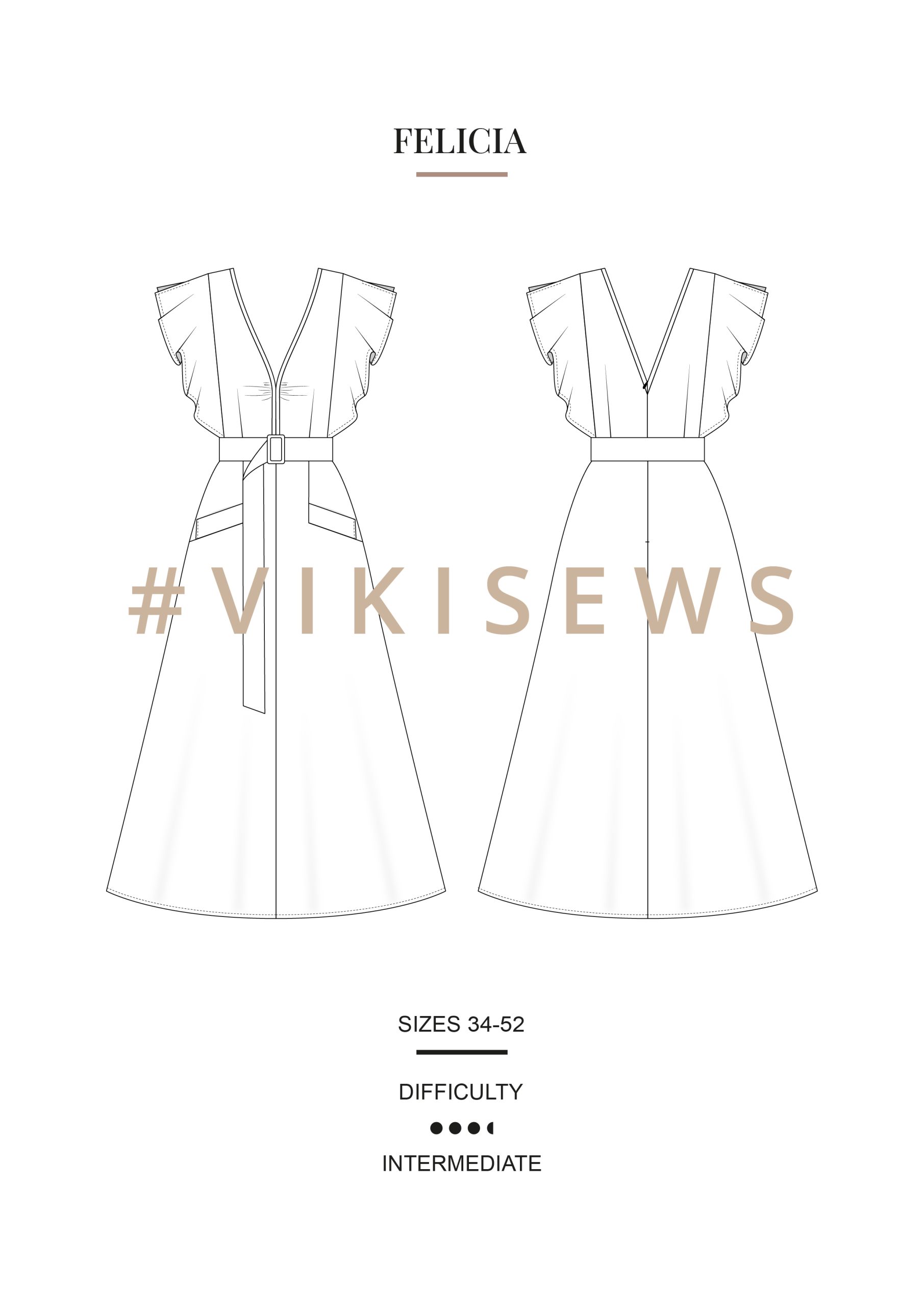 Vikisews Felicia Dress PDF