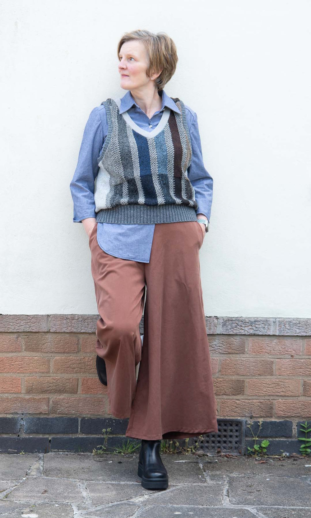 Bobbins and Buttons Fern Culottes