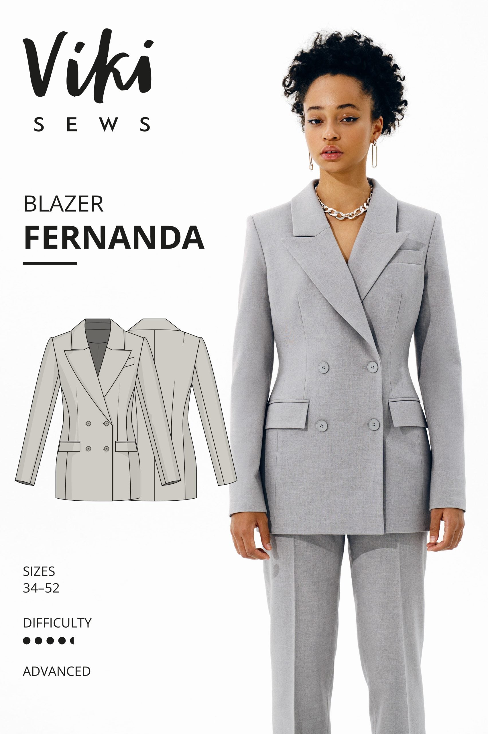 Vikisews Fernanda Blazer PDF