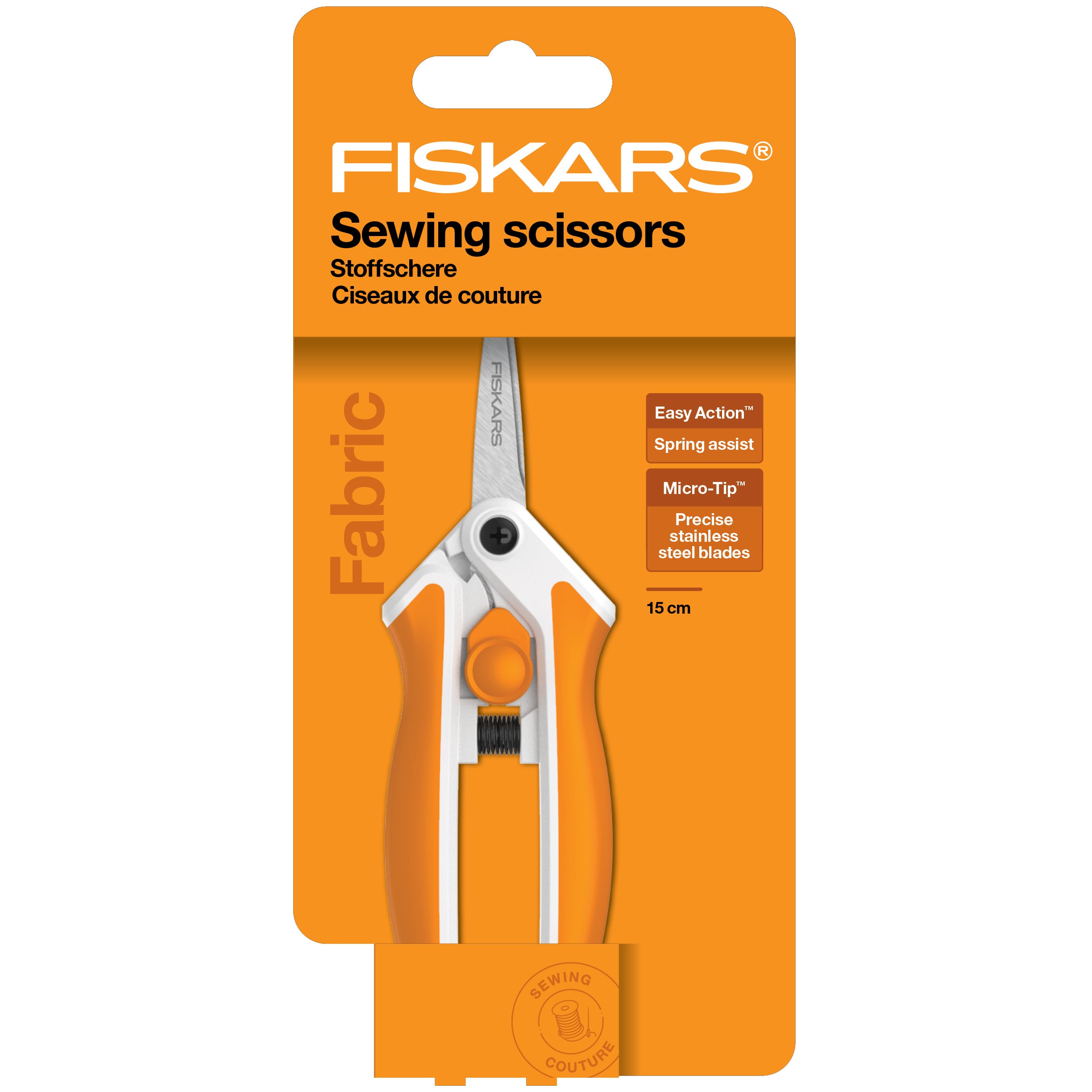 Fiskars Easy Action Micro-Tip Softgrip Snips