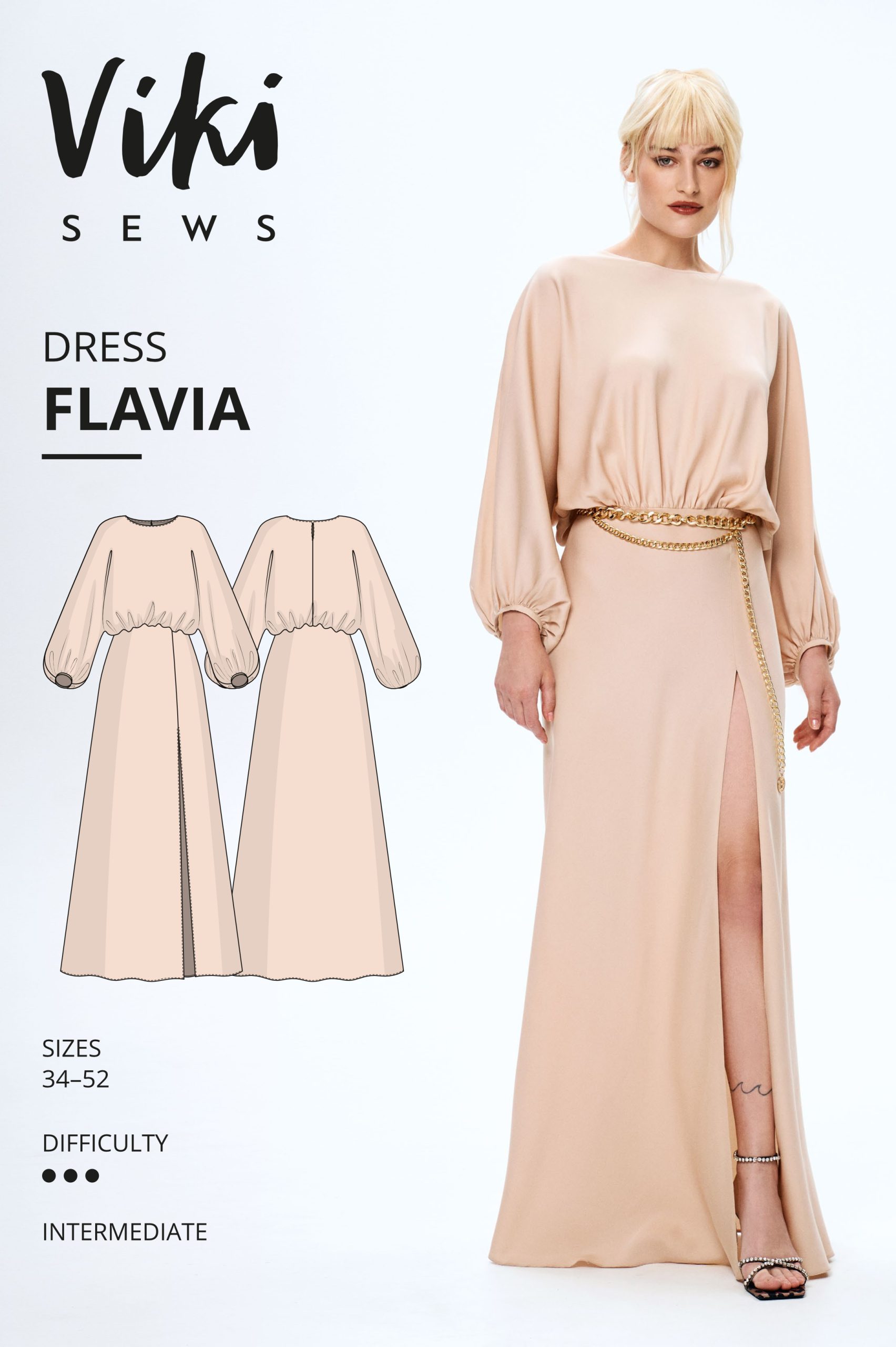 Vikisews Flavia Dress PDF