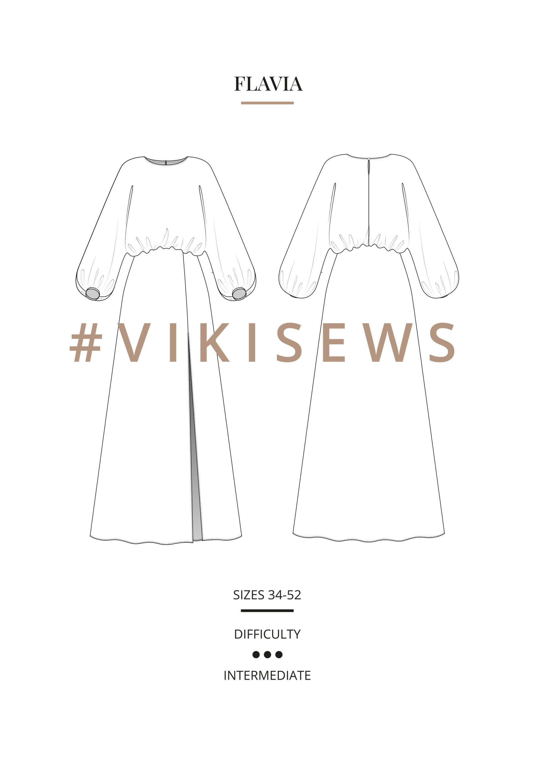 Vikisews Flavia Dress PDF