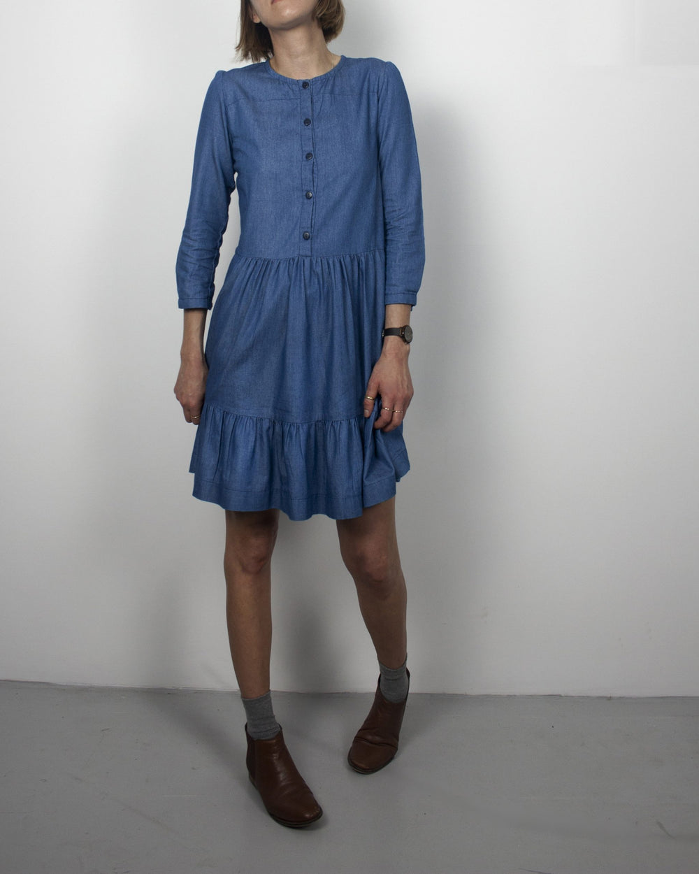 French Navy Fleetwood Dress