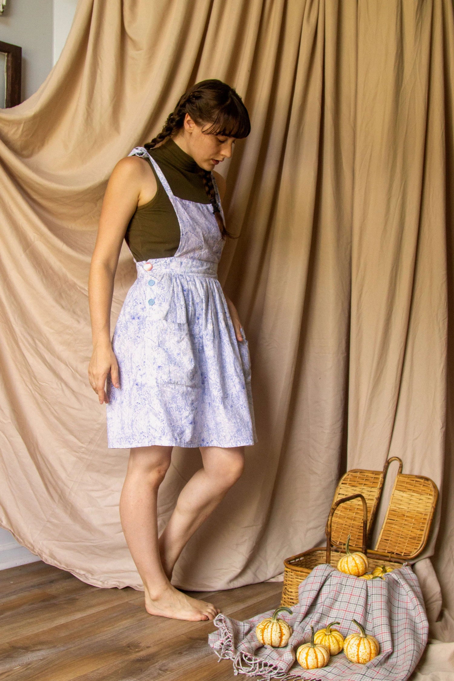 Untitled Thoughts Fleur Pinafore