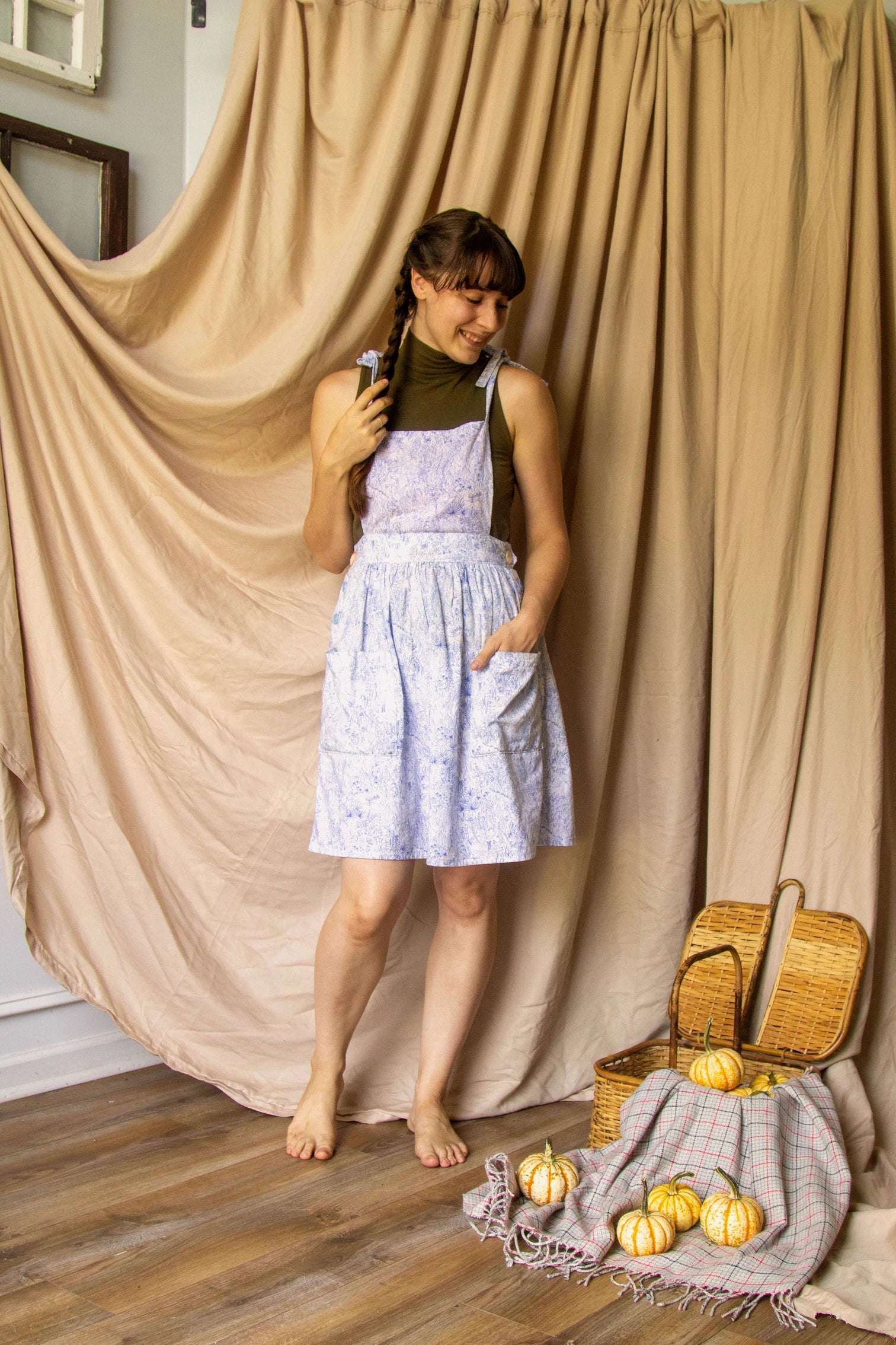 Untitled Thoughts Fleur Pinafore