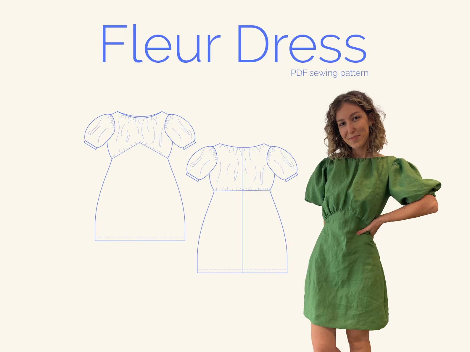Elle Stitch Fleur Dress – The Fold Line