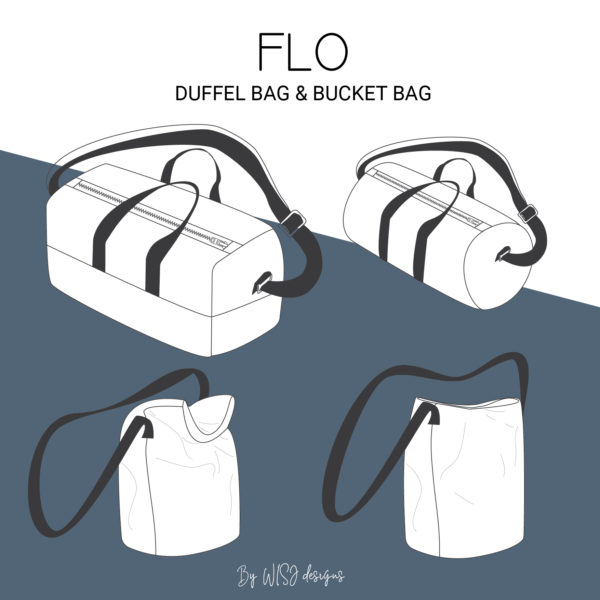 WISJ Designs Flo Duffle Bag and Bucket Bag