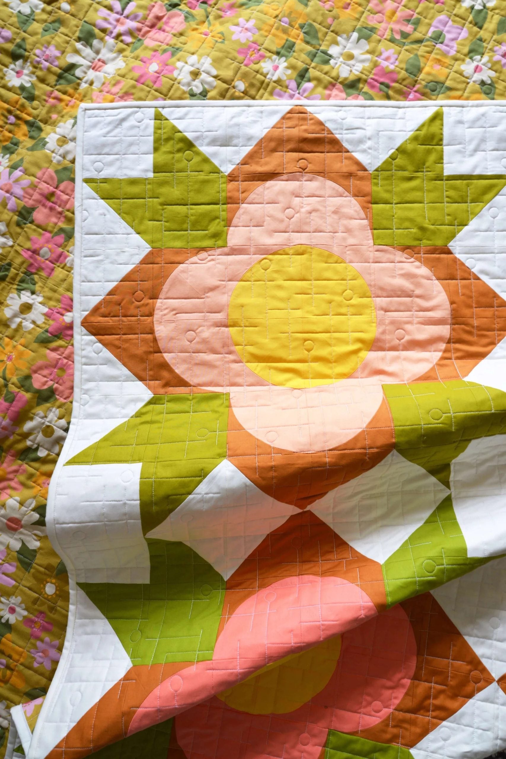 Modern Handcraft Flower Shop Quilt