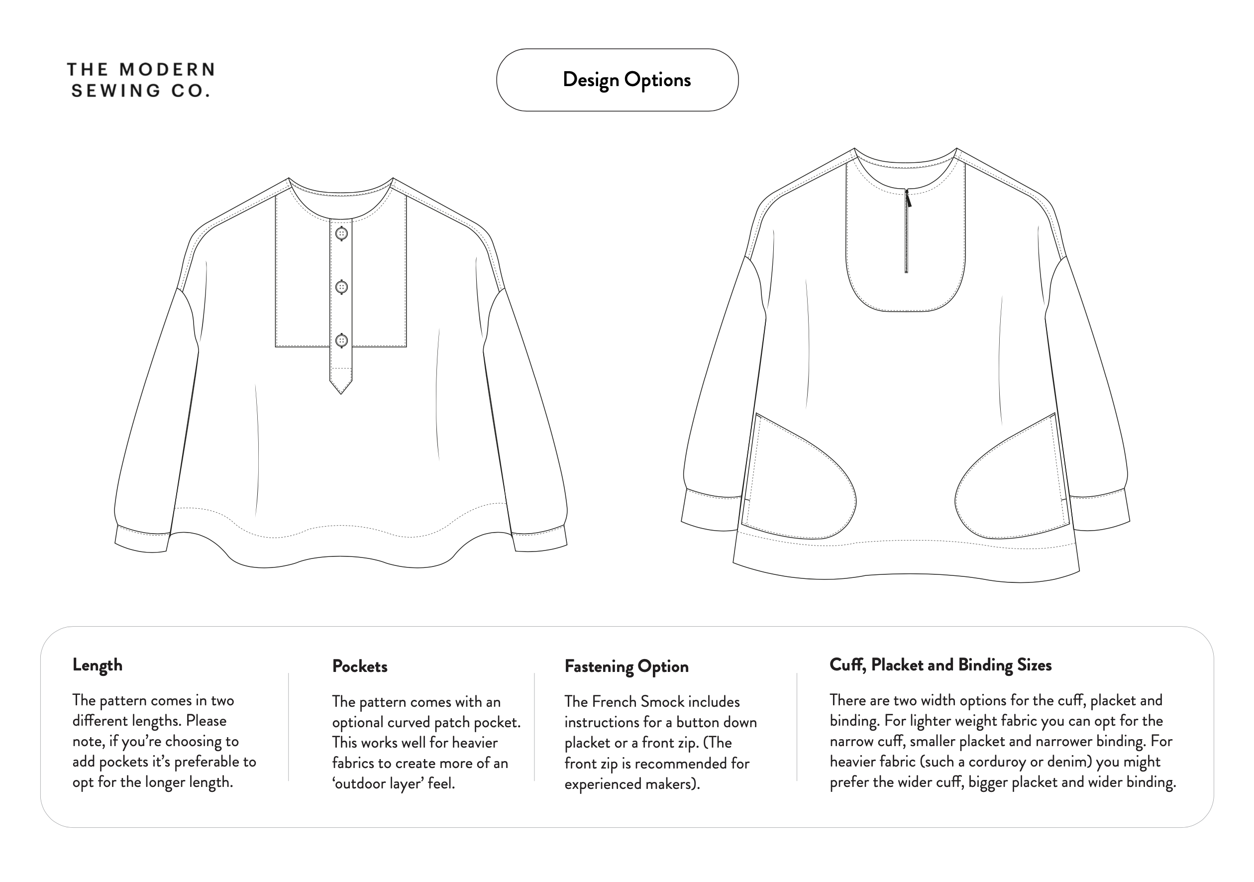 The Modern Sewing Co. French Smock