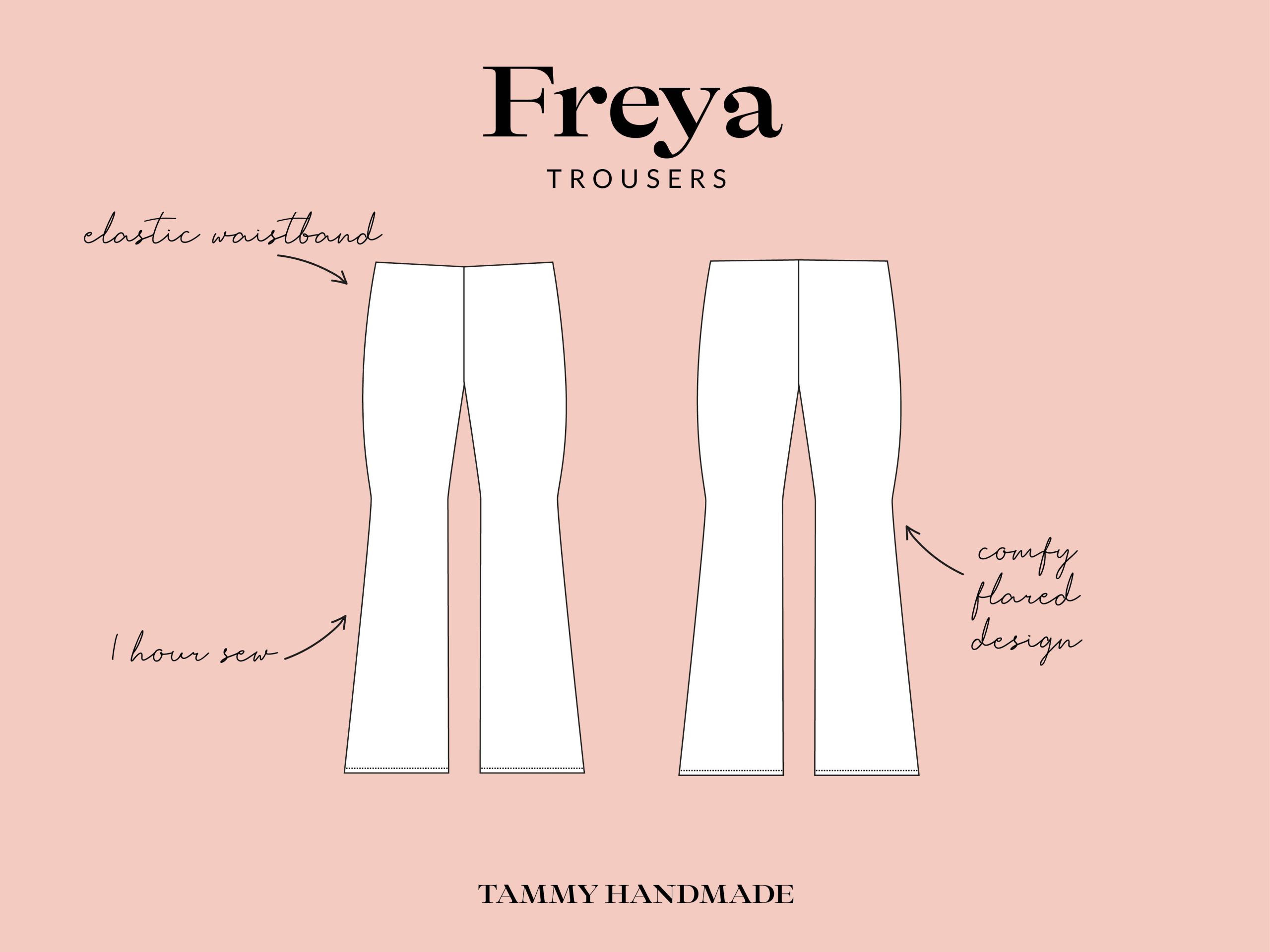 Tammy Handmade Freya Flare Trousers