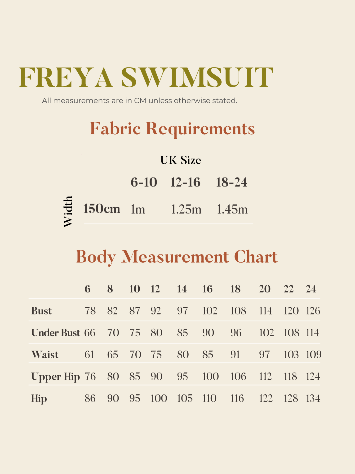 Made My Wardrobe Freya Swimsuit