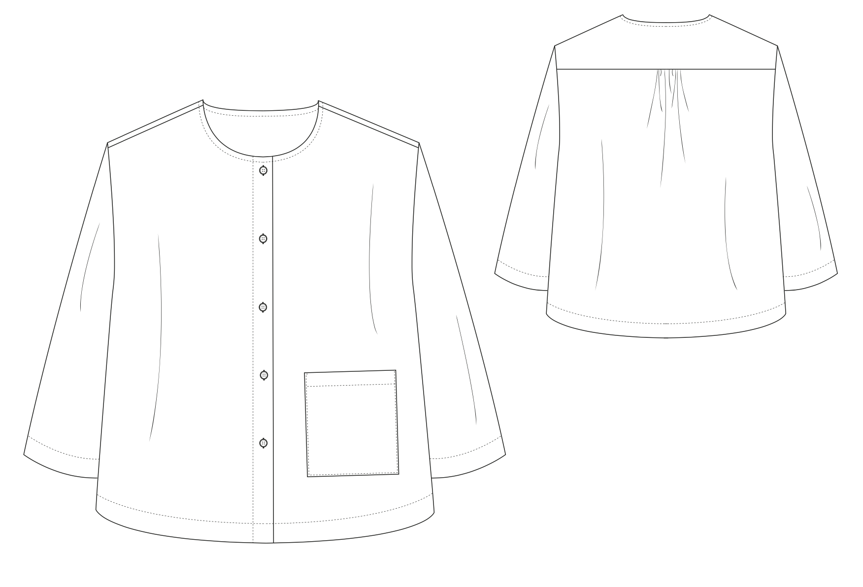 The Modern Sewing Co. Frida Shirt