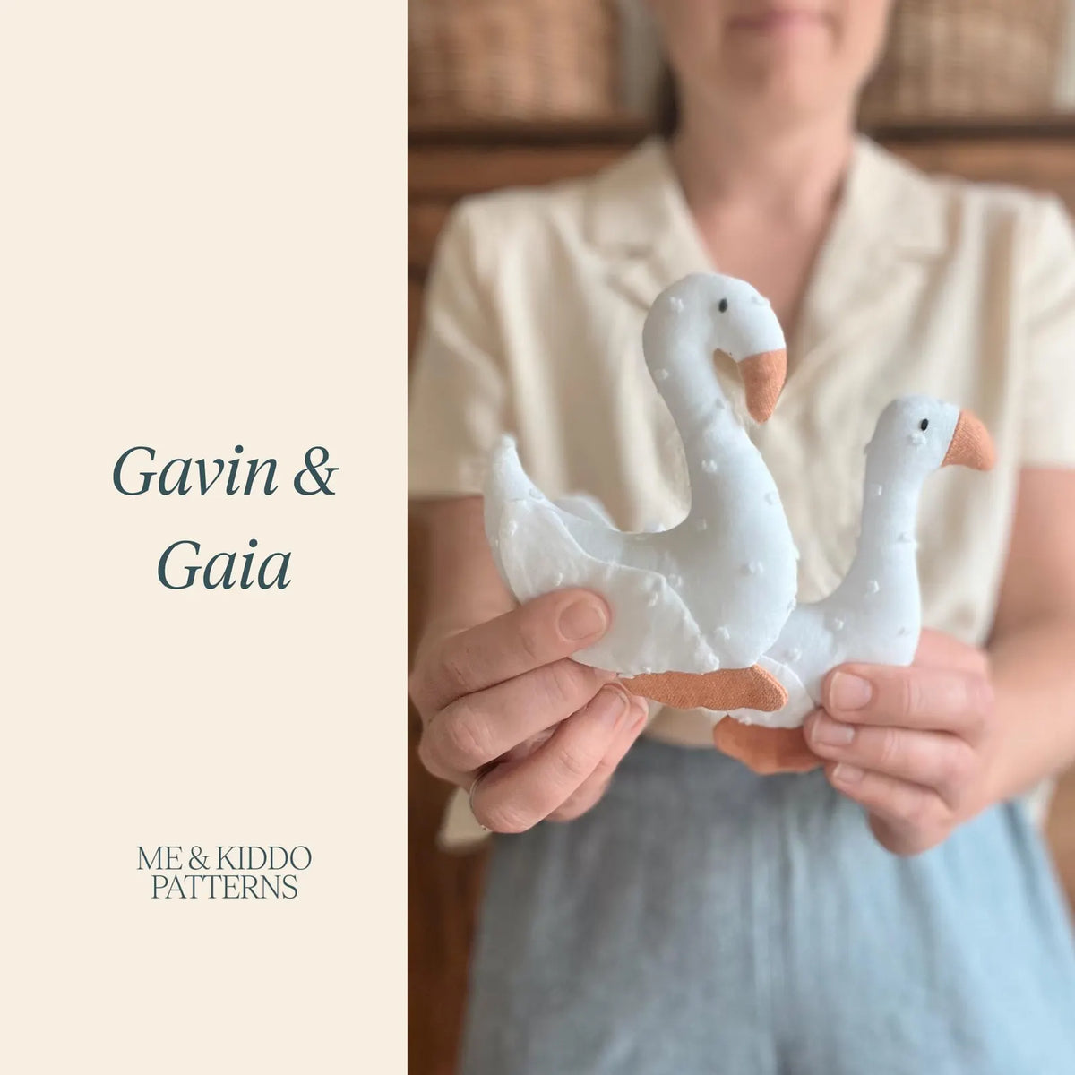 Me & Kiddo Patterns Gavin Goose and Gaia Swan PDF