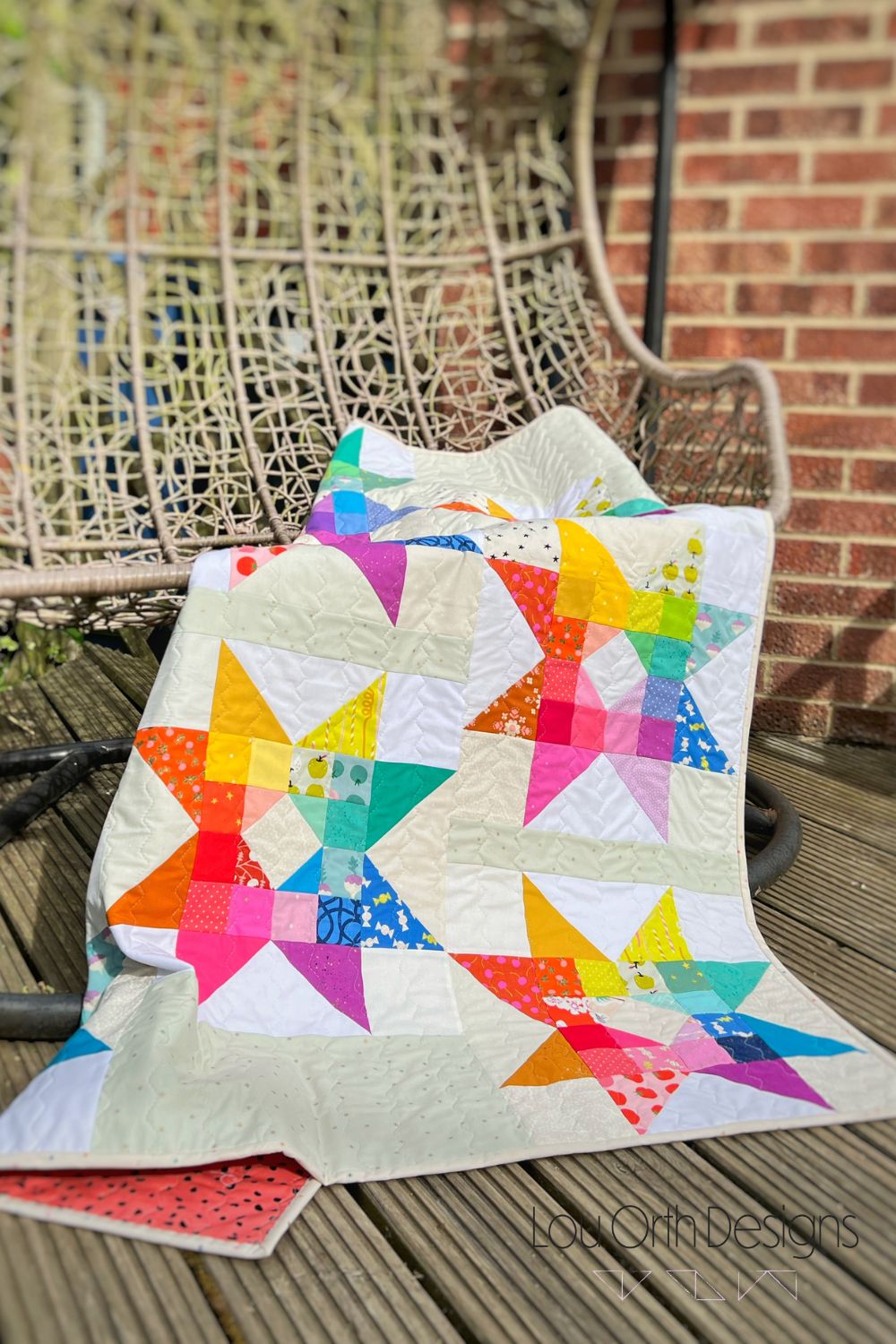 Lou Orth Designs Gemburst Quilt PDF